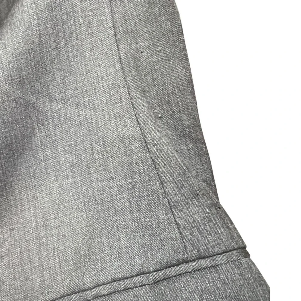 Alfani Mens‎ Grey Two-Button Suit Jacket Blazer Size 40R Notched Lapel Wool Work